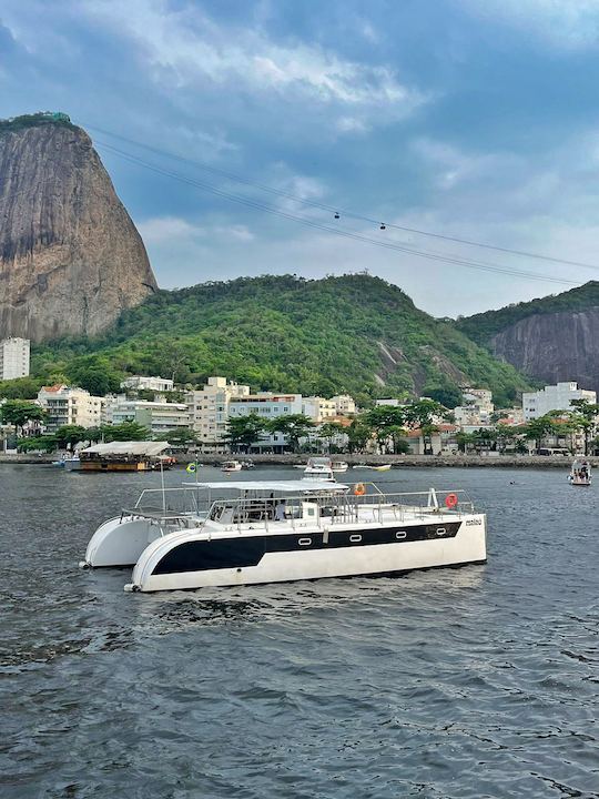 47ft Praia Catamaran Rental in Rio de Janeiro, Brazil 💎 w/ concierge