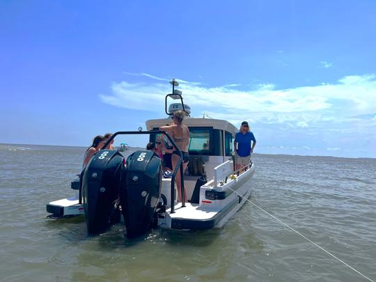 Crucero deportivo de cabina Axopar 28 Brabus de ultra lujo en Savannah, Georgia