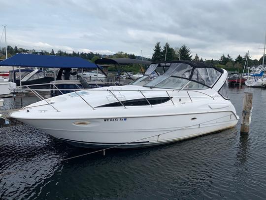 Bayliner de 32 pies: barco perfecto para el verano en Seattle, con capacidad para 10 personas