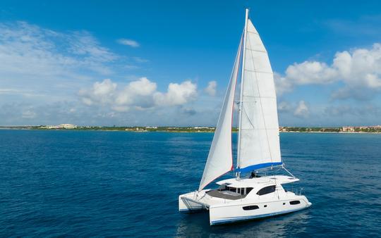 Aluguer de catamarã Leopard com tudo incluído de 44 pés na Riviera Maya