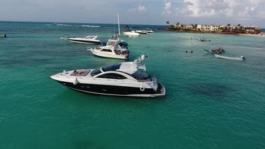 Sunseeker 50 #GMBSS50PF Cancún de Playa del Carmen a Isla Mujeres e Isla Blanca