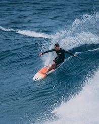 Surfing in Mount Lavinia, Sri Lanka