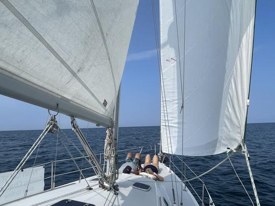 2hr Day Sail from the port of South Haven Mi. on a Catalina 36