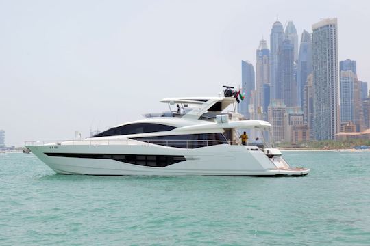 Discover Dubai’s Coastline Aboard the Galion 90ft Luxury Yacht