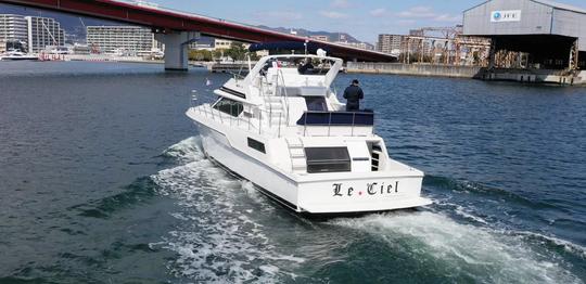 Captained Charter on a 46ft Yacht in Nishinomiya, KOBE!! Enjoy parties or dates.