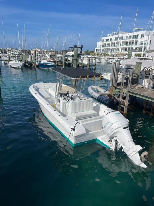 21ft Angler for private charter in Nassau