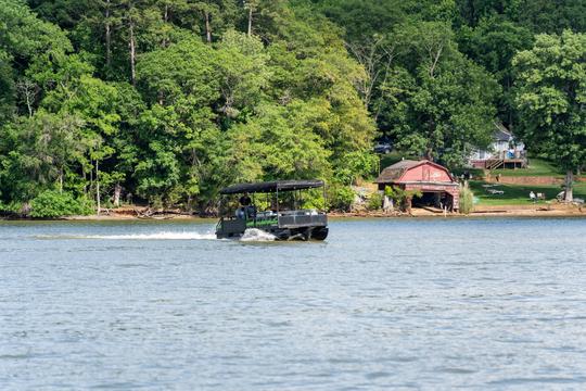 Pontón Party Barge para 12 personas en el lago Wylie