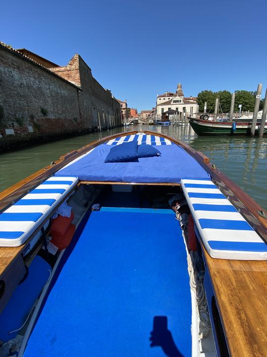 Lancia Sorrentina Aprea em madeira de 5,55 m para 4 pessoas, Veneza, Veneto