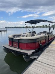 Have fun on the lake with family or friends on this beautiful 2022 Tritoon!