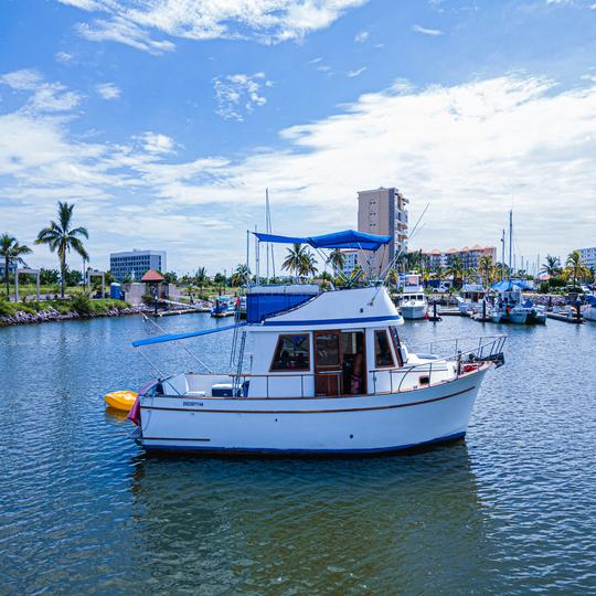 Location de yacht personnalisé de 38 pieds à Mazatlan