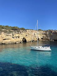 Private boat tour with skipper around the bay of Palma!