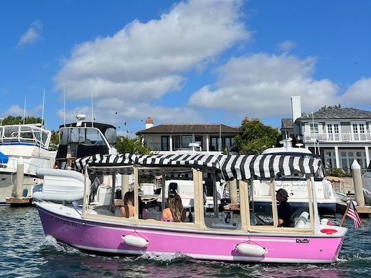 Pretty in Pink 21 Foot Duffy | Driver Included in Price (Up to 12 Guests)