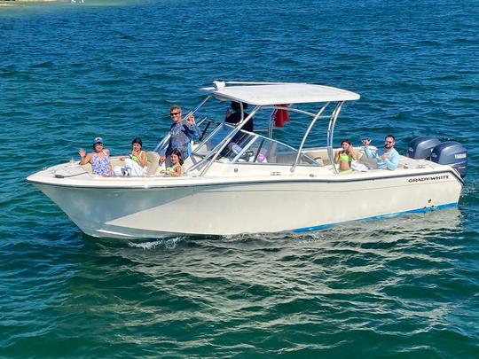 Private Custom Charter - 28ft Grady - Stingrays, snorkeling, Starfish, tubing.