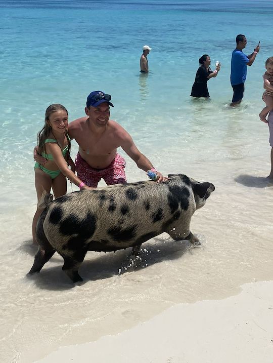 Intrepid Charter de 30 pés em Nassau, Bahamas, para mergulho com snorkel, porcos, tartarugas e muito mais