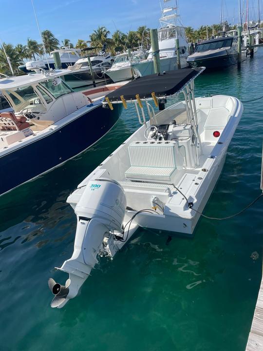 21ft Angler for private charter in Nassau