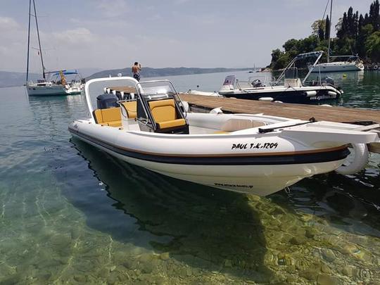 Paul boat 8m Rib for rent in Marina Gouvia Corfu