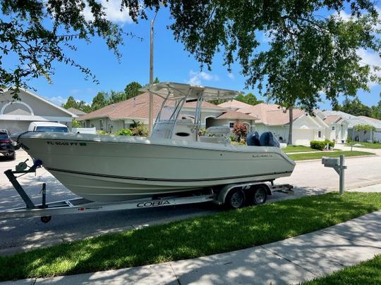 Cobia de 24 pies con Twin 150: ¡Navega por el ICW, playas o pesca!