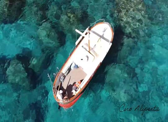 Excursion en bateau privé à Capri au départ de Capri