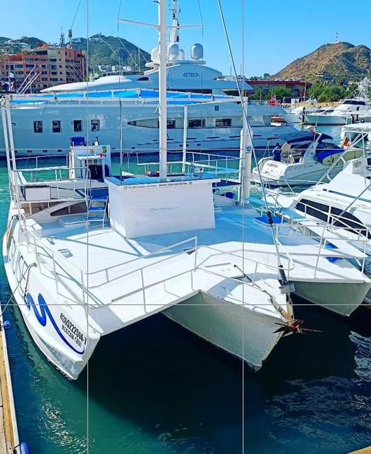 Catamaran in Cabo San Lucas Mexico. 