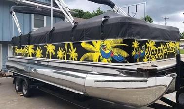 Bentley 24ft Tritoon Rental in Cape Coral, Florida