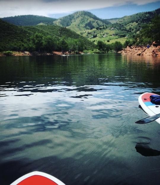 Paddleboards and Kayaks at Horsetooth in Fort Collins, Colorado