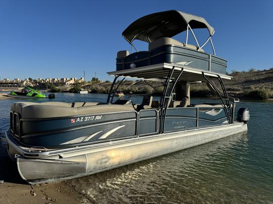 Premier 31ft Marine 310 Skydeck twin engine Pontoon!!