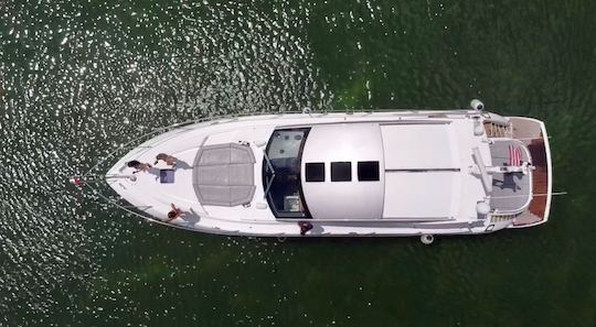 Incrível iate Sunseeker de 60 pés para seu próximo evento ou festa!