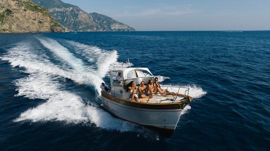 Capri Tour with Gozzo Sparviero Emerald 750 for rent in Sorrento Campania