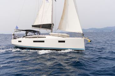 Imagine every morning in Jeanneau S O 410 exploring the Aegean Islands Sporades