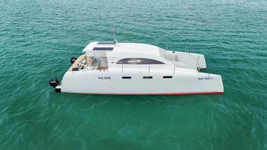 38' Stealth Power Catamaran - Faraway  Hot Chilli