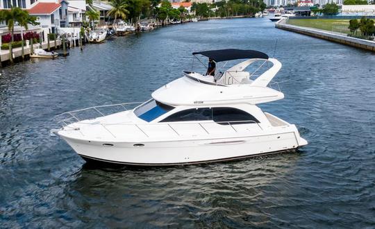 Comfortable Meridian 45 flybridge 