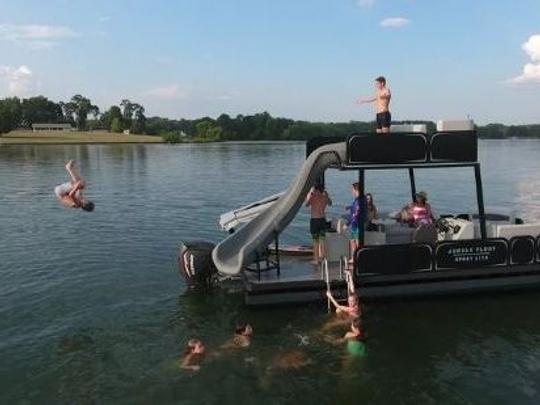 Pontón flotante para parque acuático en el lago Tahoe: 4 horas