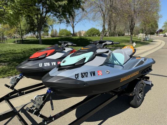 NOVO PAR DE ALUGUEL DE JET SKI EM LAKE TAHOE, SeaDoo 