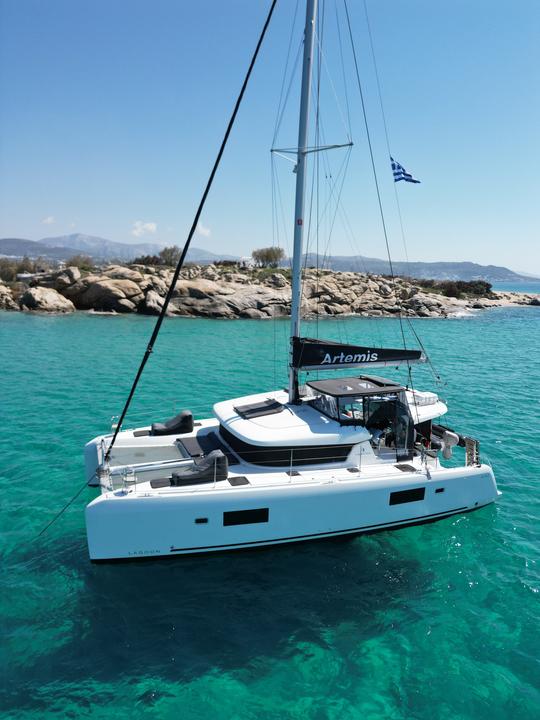 Location de catamaran de croisière Lagoon 42 Artemis à Naxos, Grèce