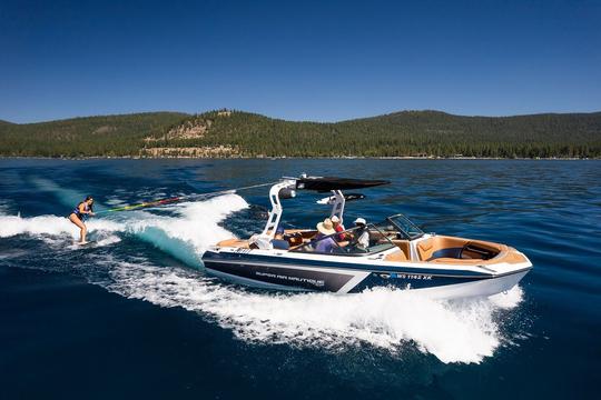 Nautique wakesurf boat for rent on Lake Tahoe  - 4 Hours