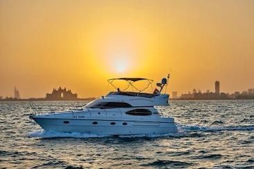 Charter a 50ft Luxury Yacht for up to 15 Guests in Dubai, United Arab Emirates