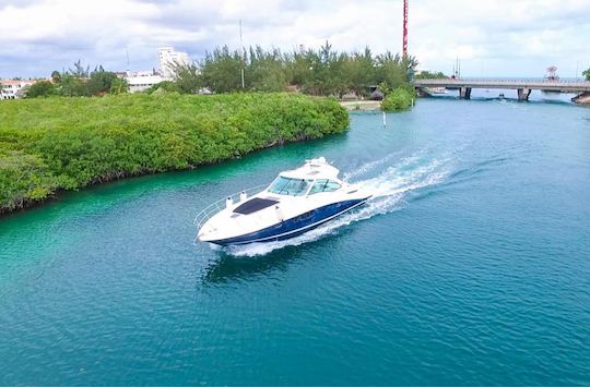 48ft Sea Ray Sundancer Motor Yacht in Cancún - up to 15 people capacity