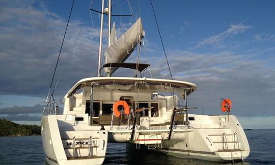 Location de catamaran de croisière Muzikal Lagoon 450 à Mahé, Seychelles