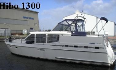 Explore the waters of Friesland, Netherlands on a Motor Yacht Charter