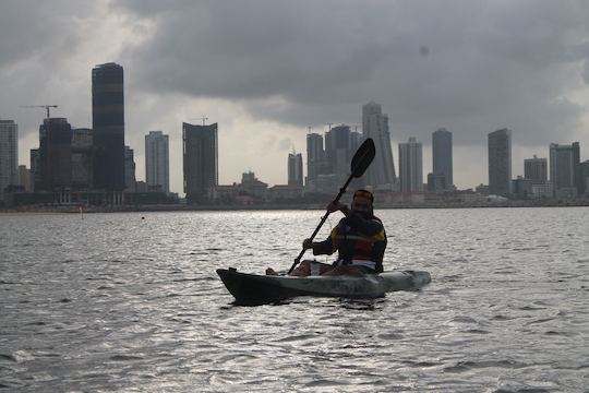 Kayaking in Port City, Sri Lanka