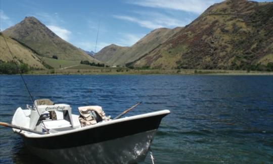 Fishing from our imported drift boat is quiet an experience!