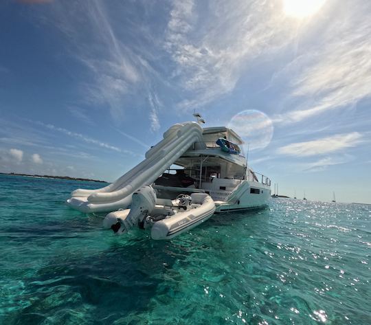 Bahamas All Inclusive Luxury Day & Overnight Charter 51' Leopard Power Catamaran