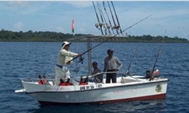 Fishing Charter in Havelock, 14' Center Console "Rainbow Runner"