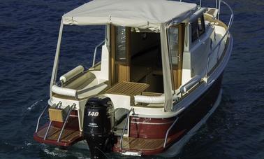 Croatian 23' Center Console Charter in Dubrovnik