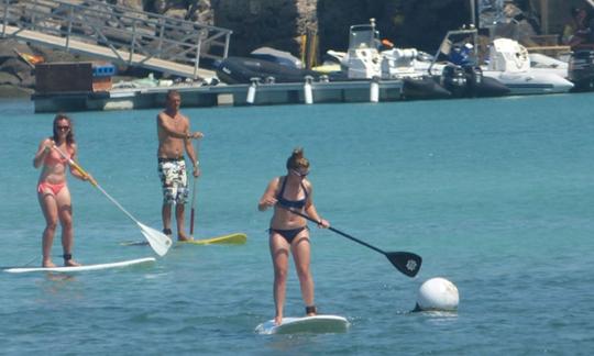 Aluguel de pranchas de remo na Canary Surf Academy