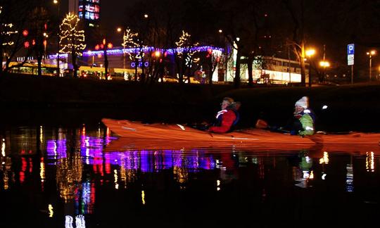 Kayak biplace à louer à Riga, Lettonie