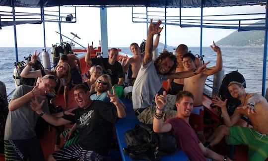 Dive Boat in Koh Tao