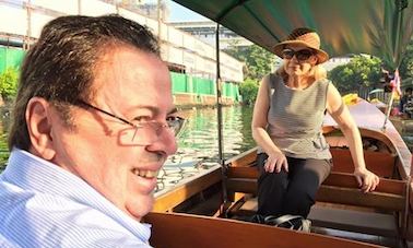 Small Teak Boat Canal Adventure in Bangkok