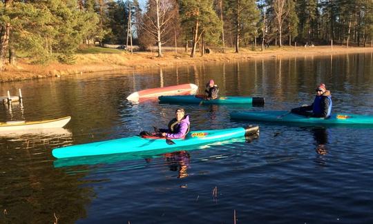 Explorez Jyväskylä, en Finlande, en kayak avec des amis !