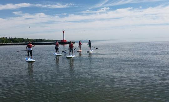 Alquiler de tablas de remo y clases de surf en Oakville